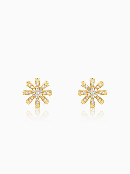 Golden Floret Embrace Studs