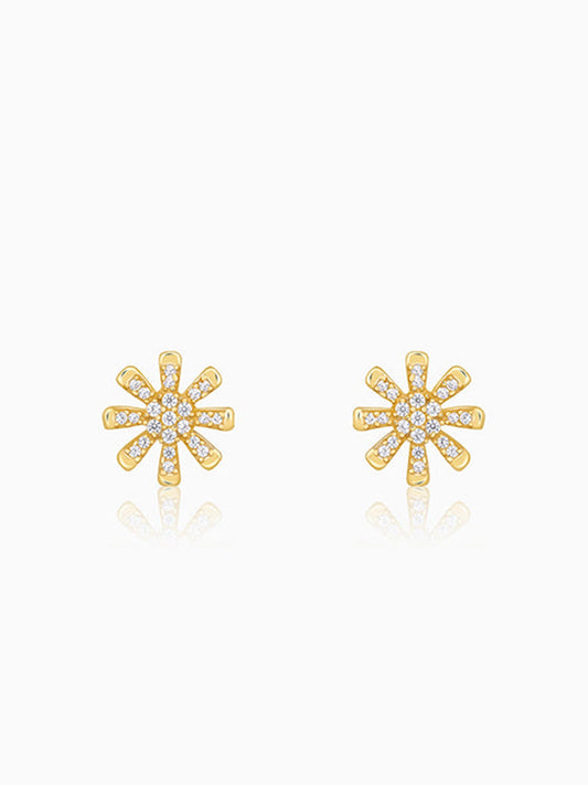 Golden Floret Embrace Studs