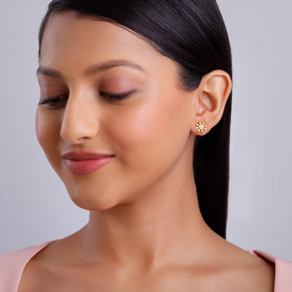 Golden Floret Embrace Studs