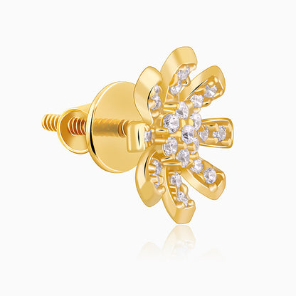 Golden Floret Embrace Studs