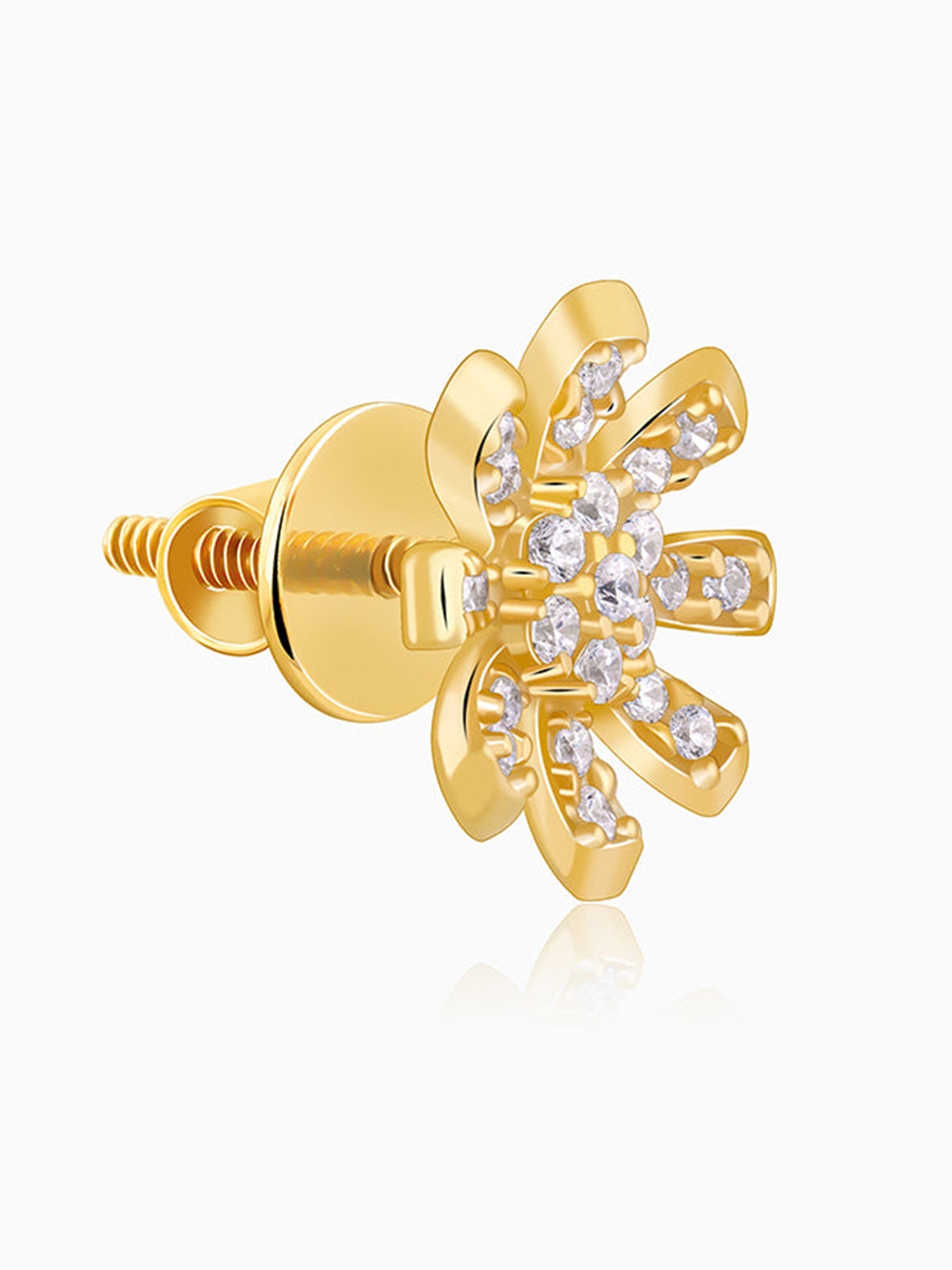 Golden Floret Embrace Studs
