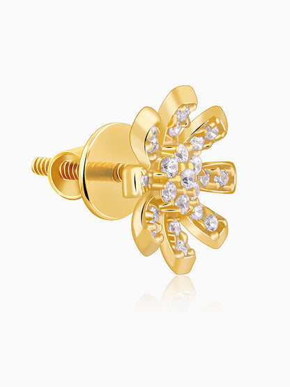 Golden Floret Embrace Studs