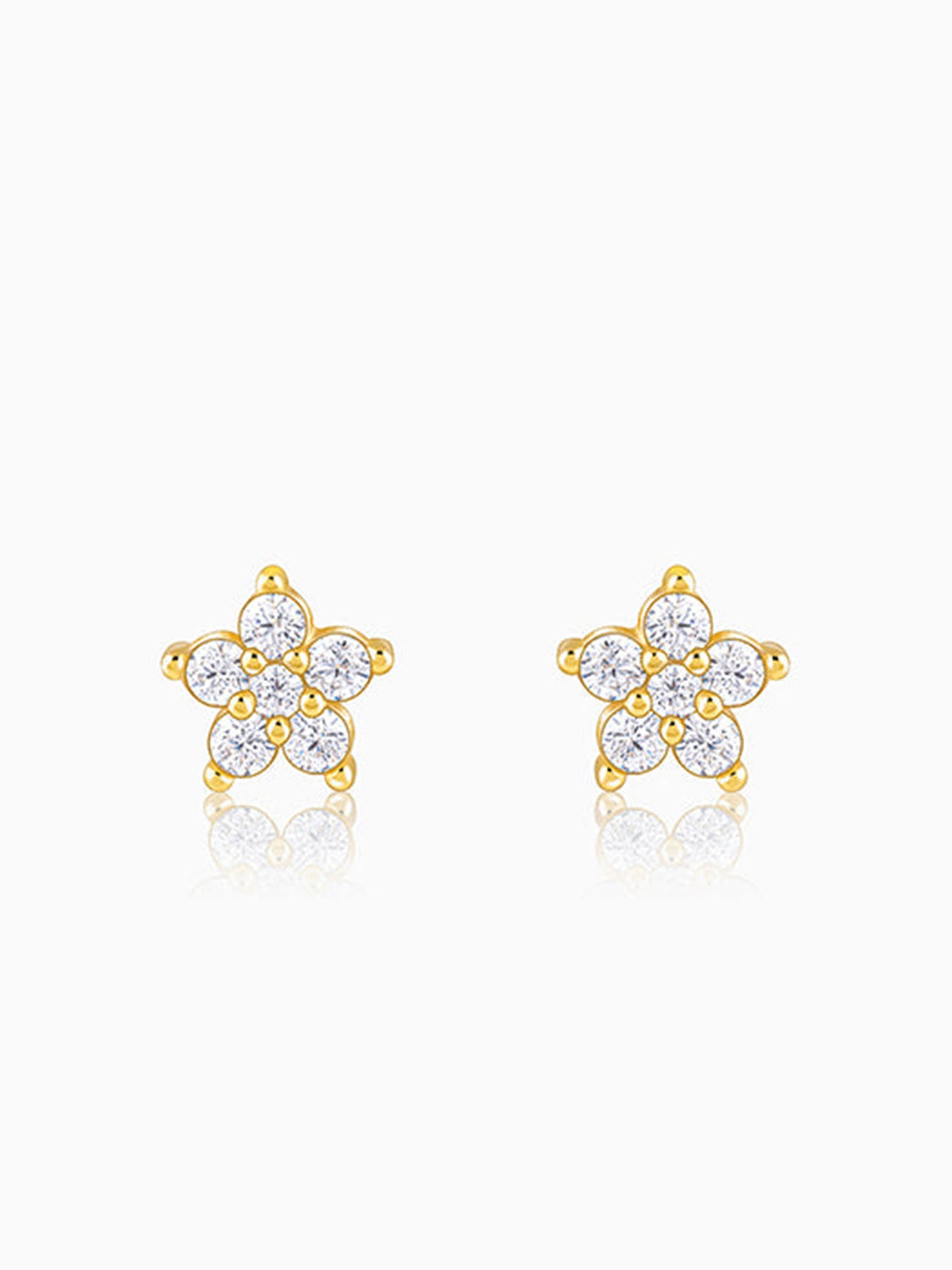 Golden Marilyn Studs