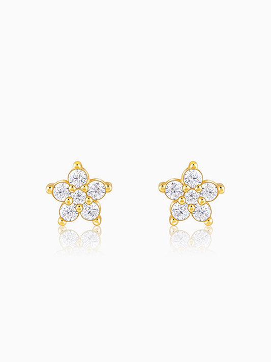 Golden Marilyn Studs