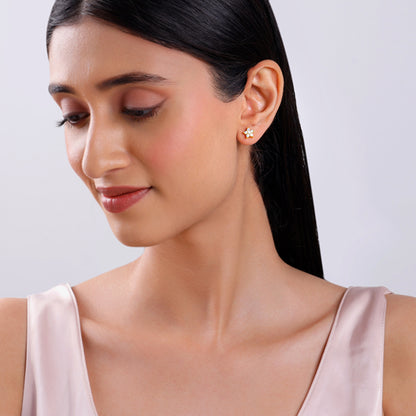 Golden Marilyn Studs