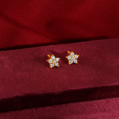 Golden Marilyn Studs