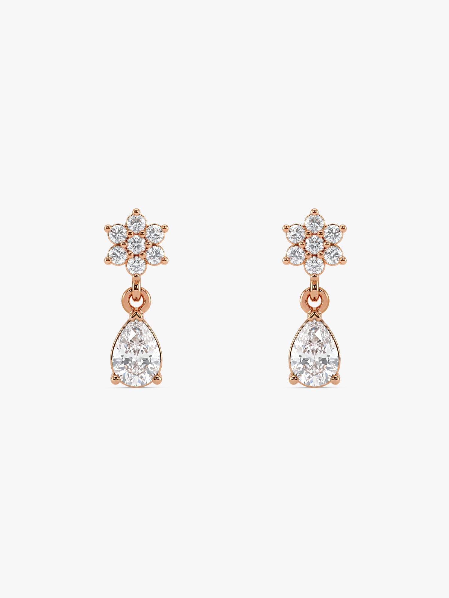Rose Gold Hilary Earrings