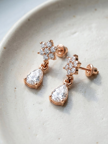Rose Gold Hilary Earrings