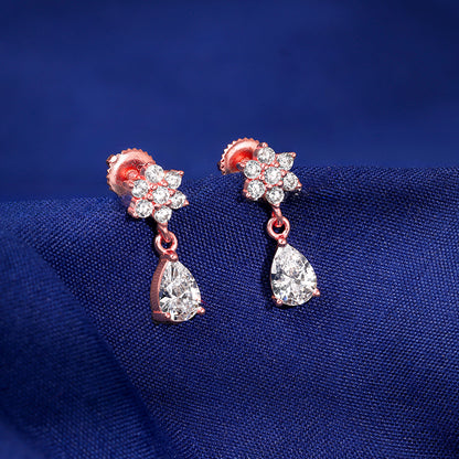 Rose Gold Hilary Earrings