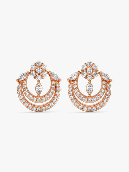 Rose Gold Audrey Earrings