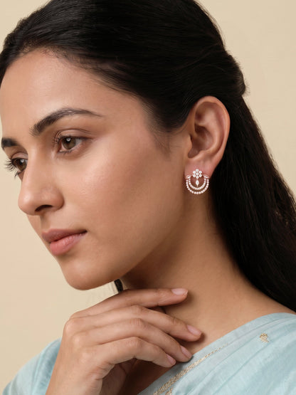 Rose Gold Audrey Earrings