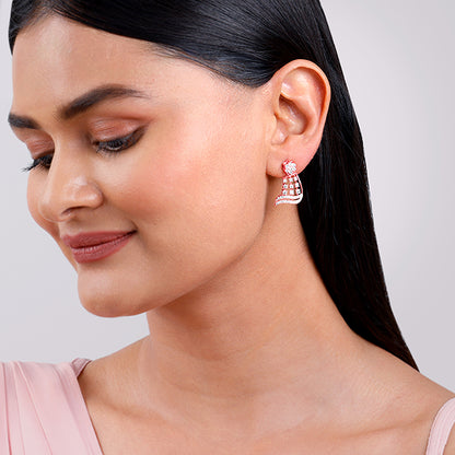 Rose Gold Kirsten Earrings