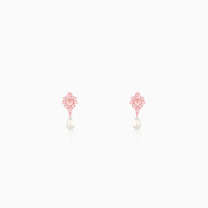 Rose Gold Eachna Earrings
