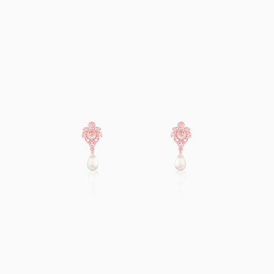 Rose Gold Eachna Earrings