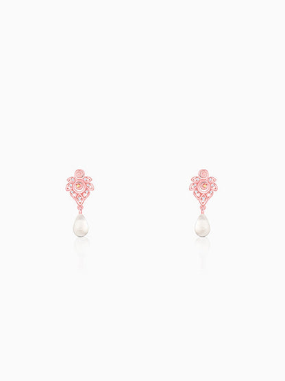 Rose Gold Eachna Earrings