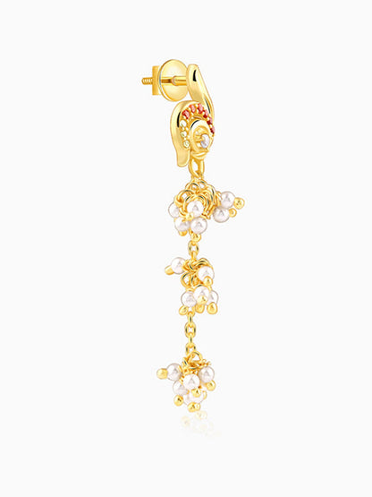 Golden Ambika Dangler Earrings