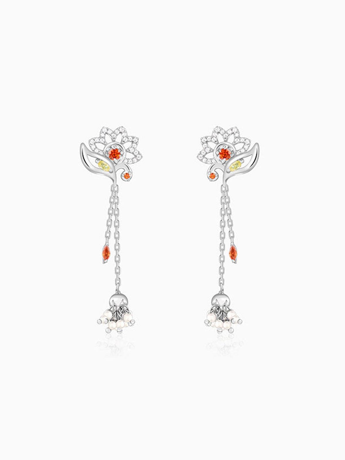 Silver Bhavani Dangler Earrings