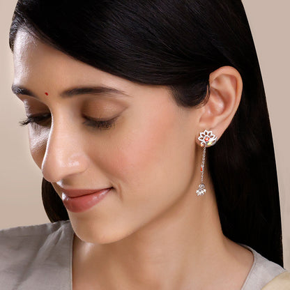 Silver Bhavani Dangler Earrings