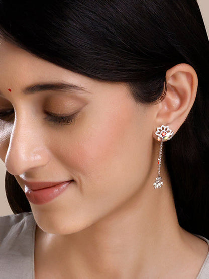Silver Bhavani Dangler Earrings