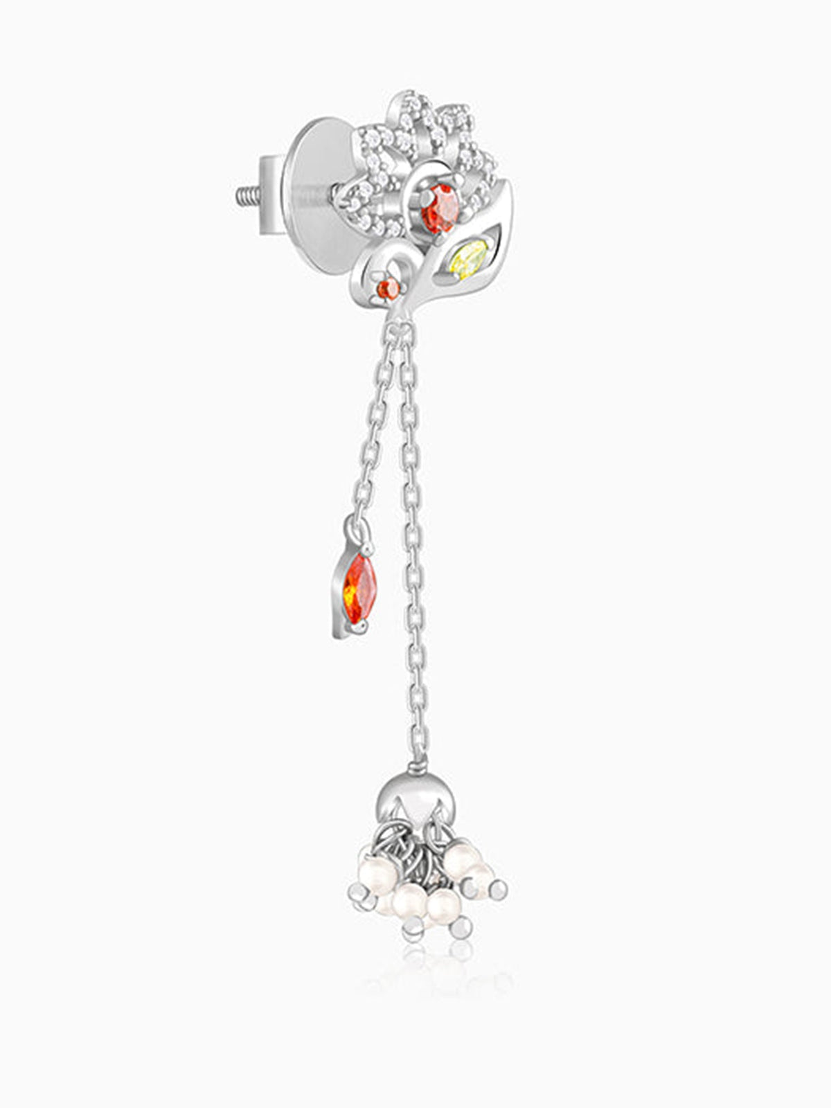 Silver Bhavani Dangler Earrings