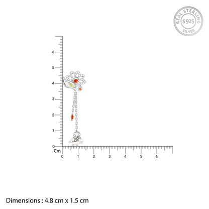 Silver Bhavani Dangler Earrings