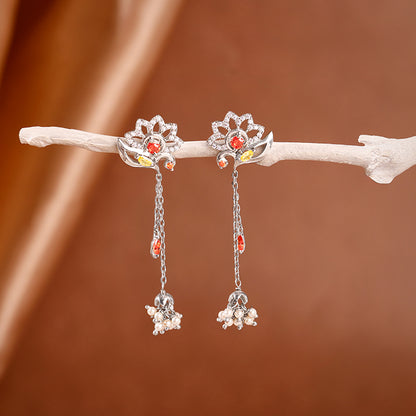 Silver Bhavani Dangler Earrings