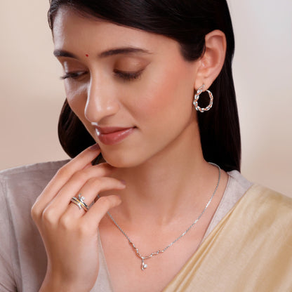 Silver Gaia Set of 3