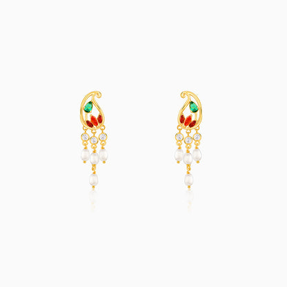Golden Parvati Earrings