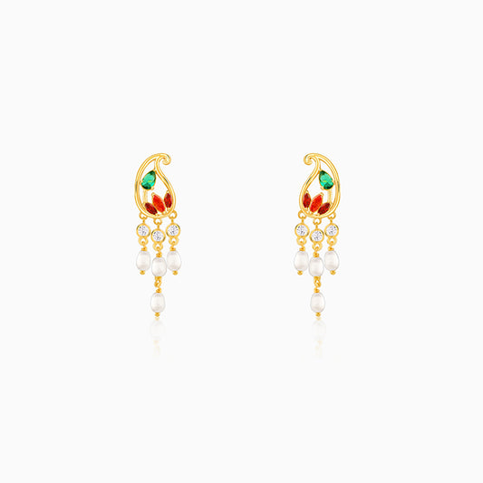 Golden Parvati Earrings