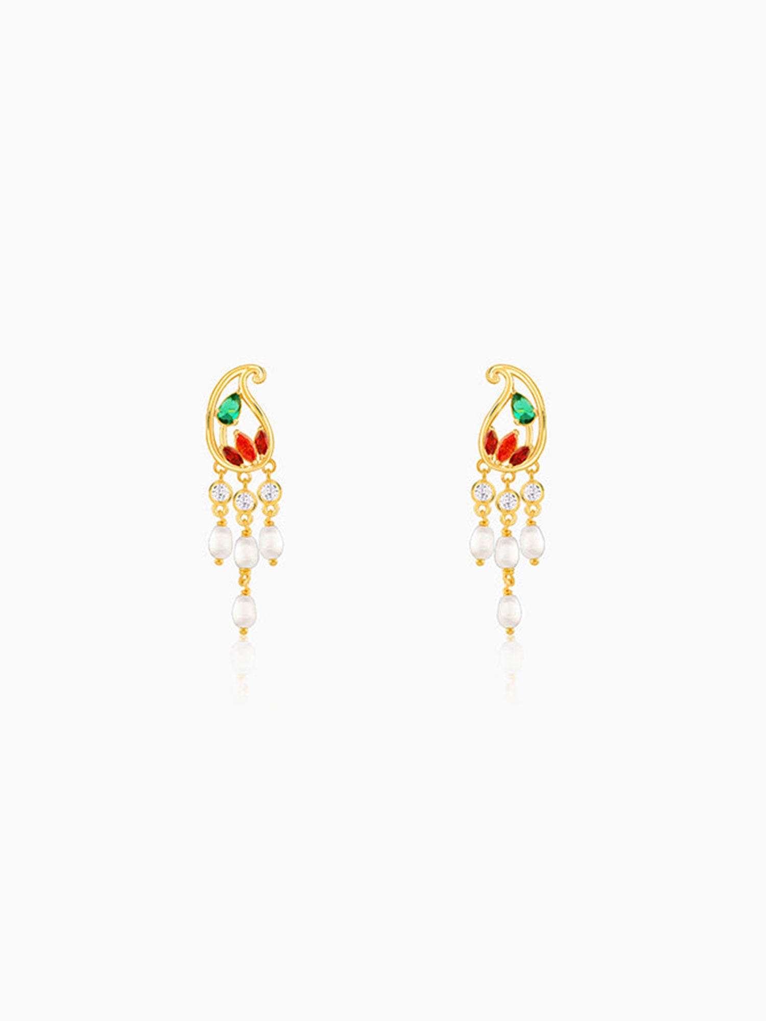Golden Parvati Earrings