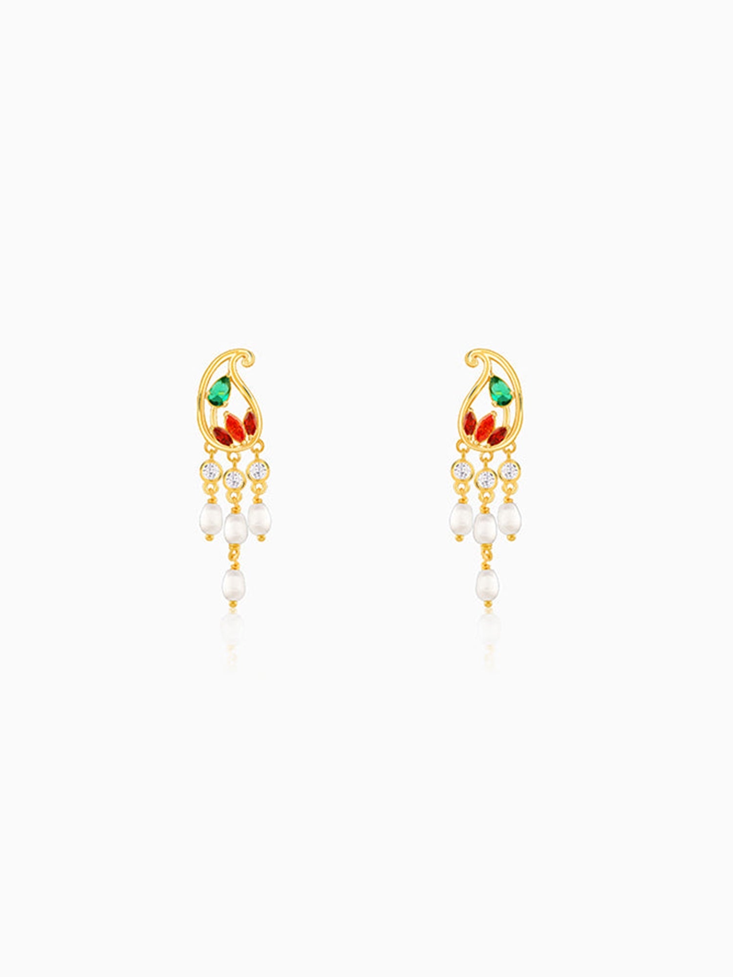 Golden Parvati Earrings