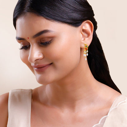 Golden Parvati Earrings
