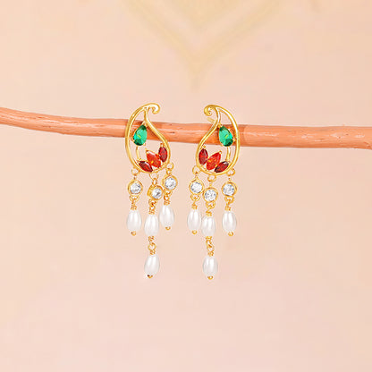 Golden Parvati Earrings