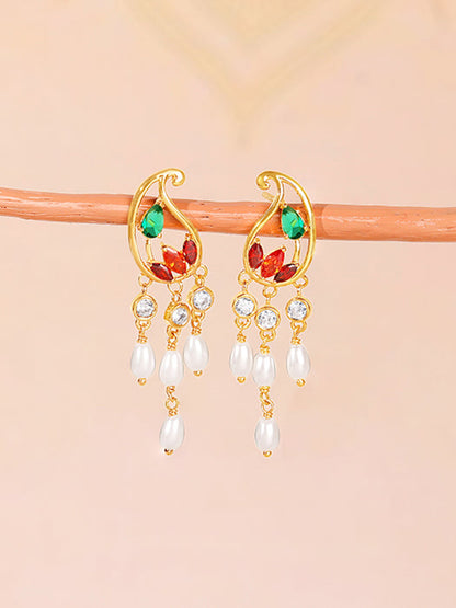 Golden Parvati Earrings