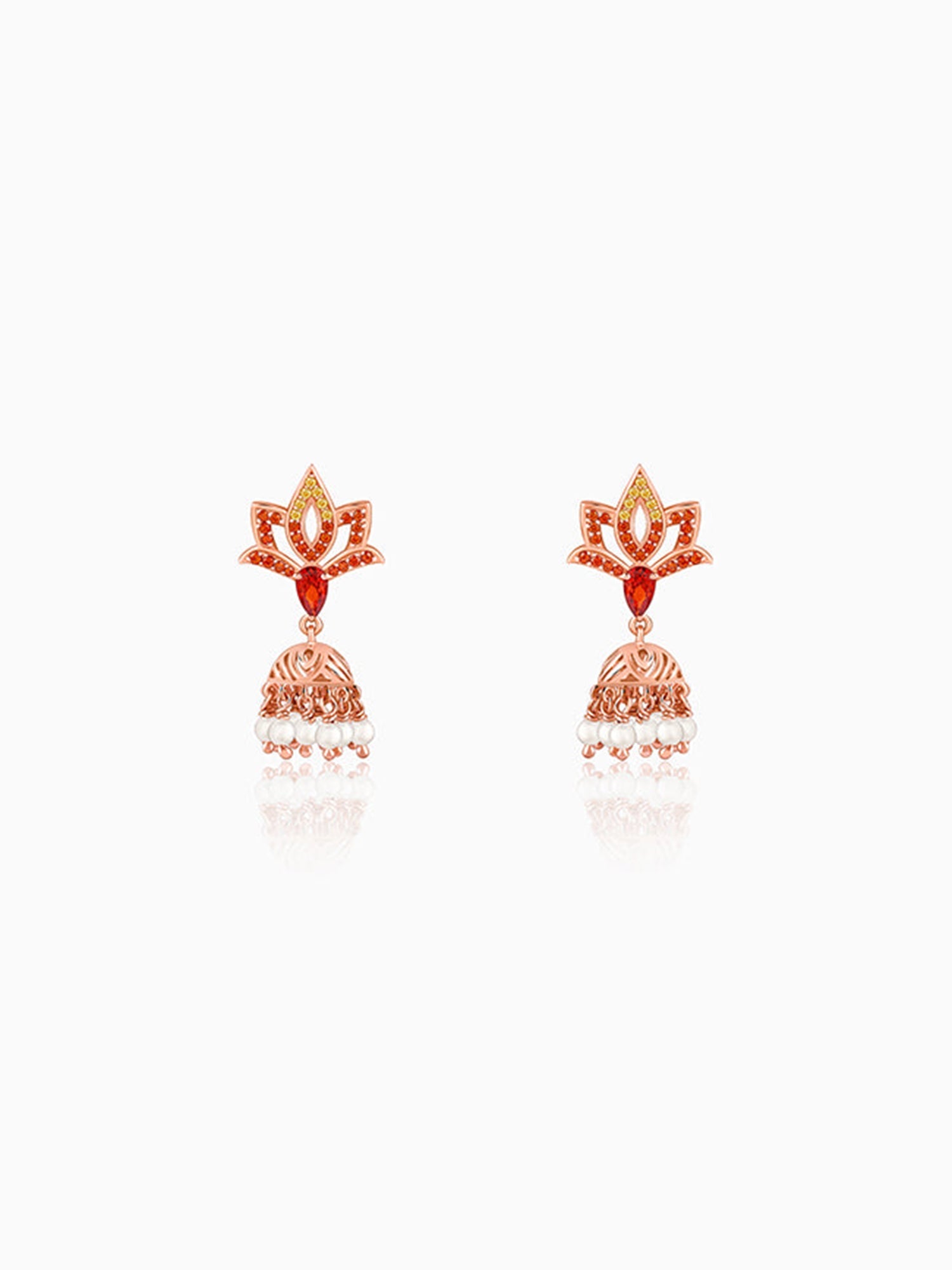 Rose Gold Adishakti Jhumka