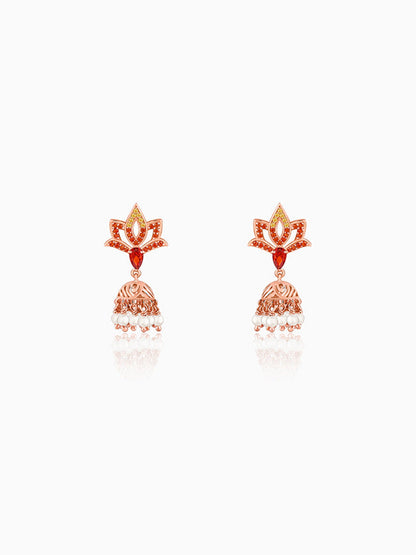 Rose Gold Adishakti Jhumka