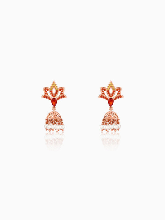 Rose Gold Adishakti Jhumka
