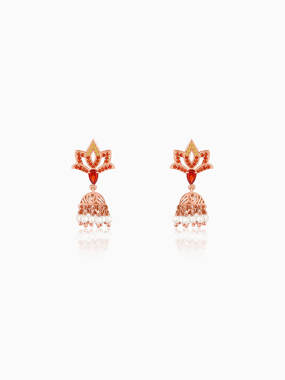 Rose Gold Adishakti Jhumka