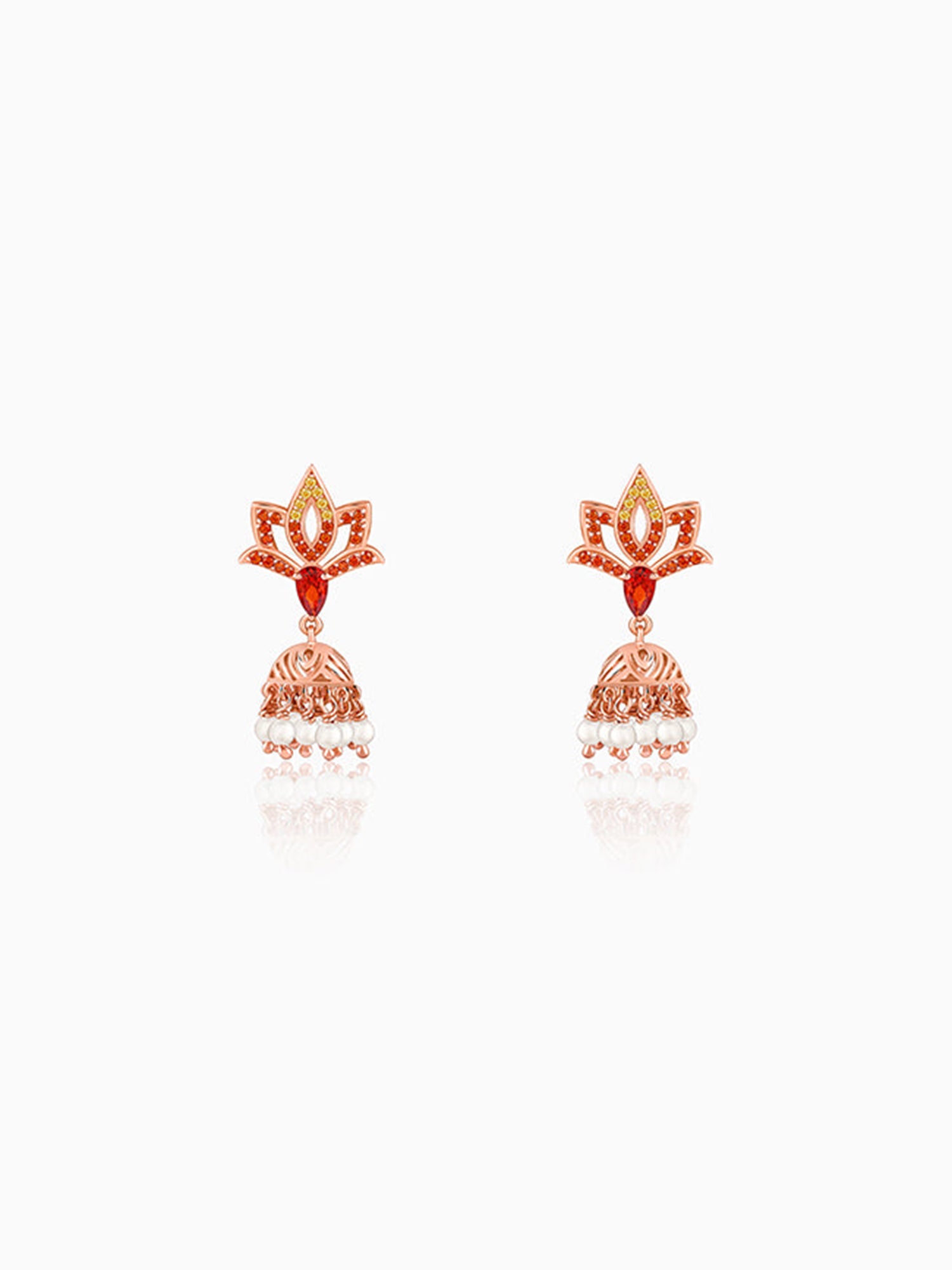 Rose Gold Adishakti Jhumka
