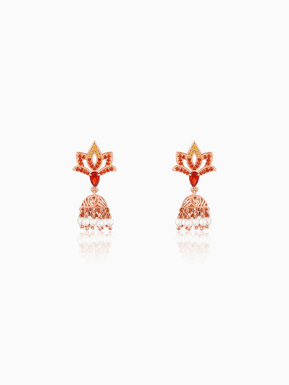 Rose Gold Adishakti Jhumka