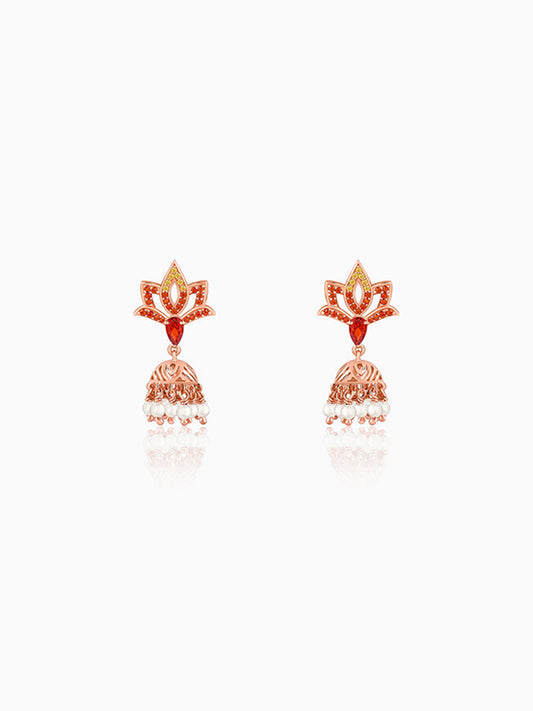 Rose Gold Adishakti Jhumka