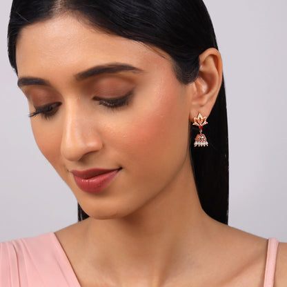 Rose Gold Adishakti Jhumka