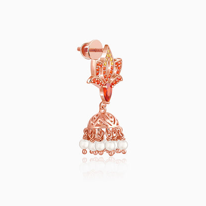 Rose Gold Adishakti Jhumka