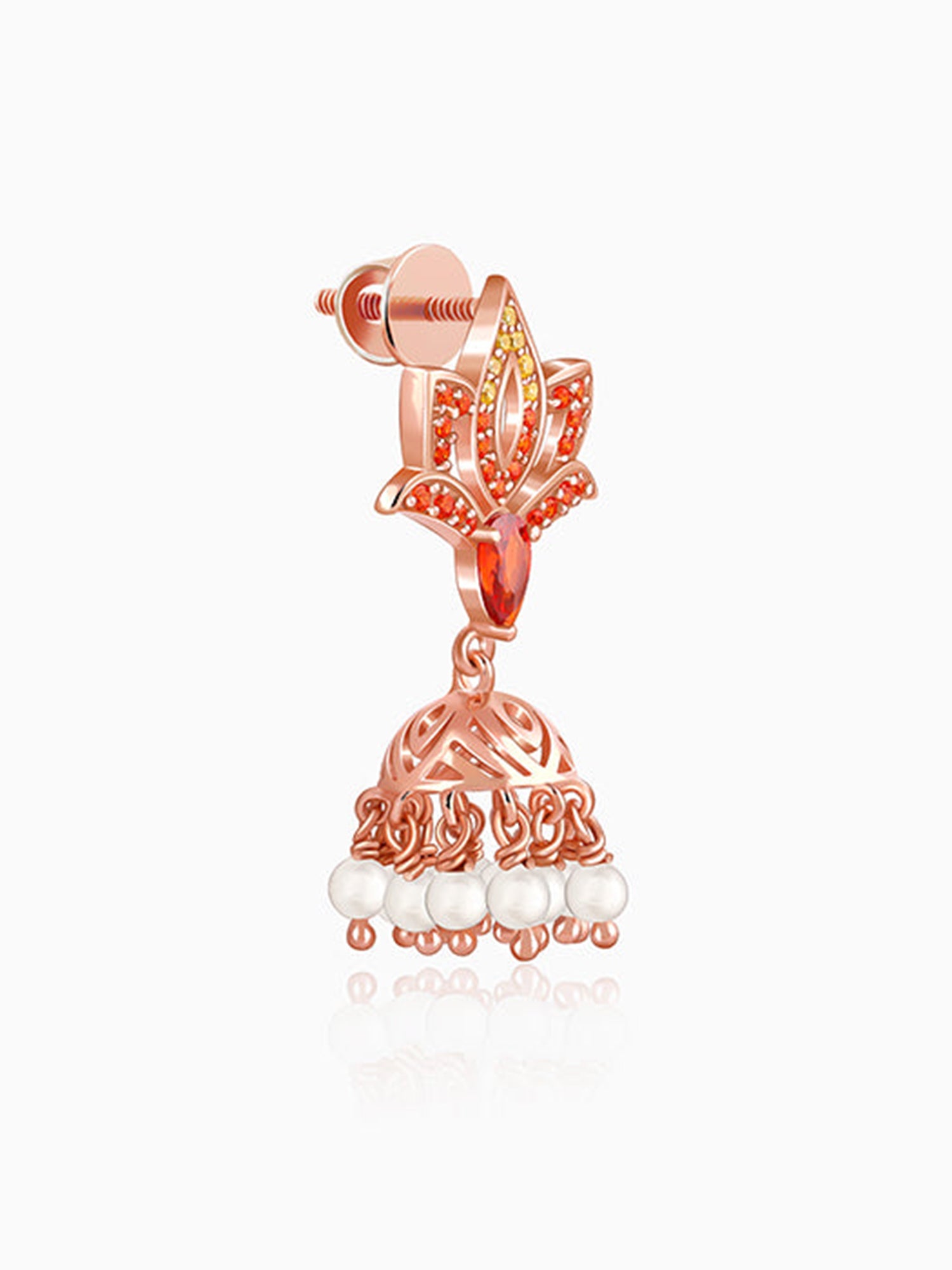 Rose Gold Adishakti Jhumka