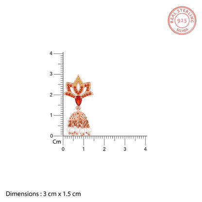 Rose Gold Adishakti Jhumka