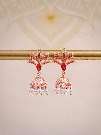 Rose Gold Adishakti Jhumka