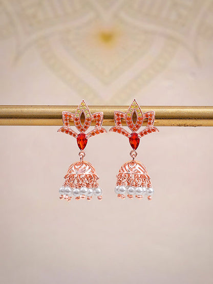 Rose Gold Adishakti Jhumka