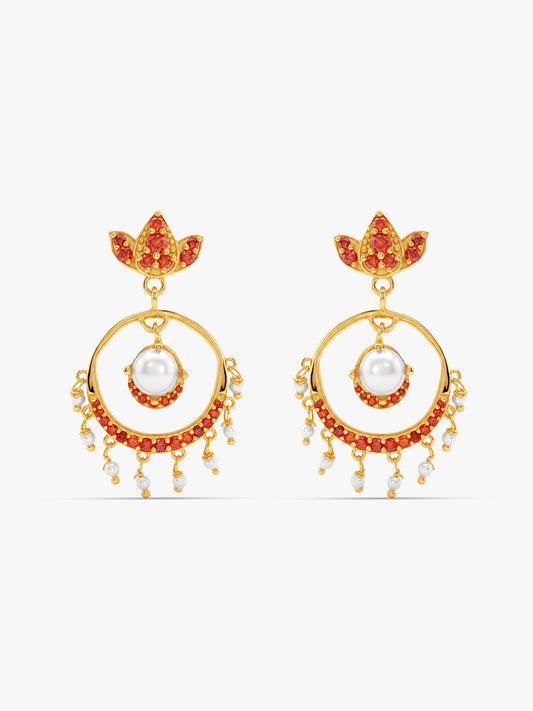 Golden Hera Chandbali Earrings