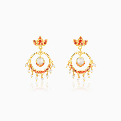 Golden Hera Chandbali Earrings