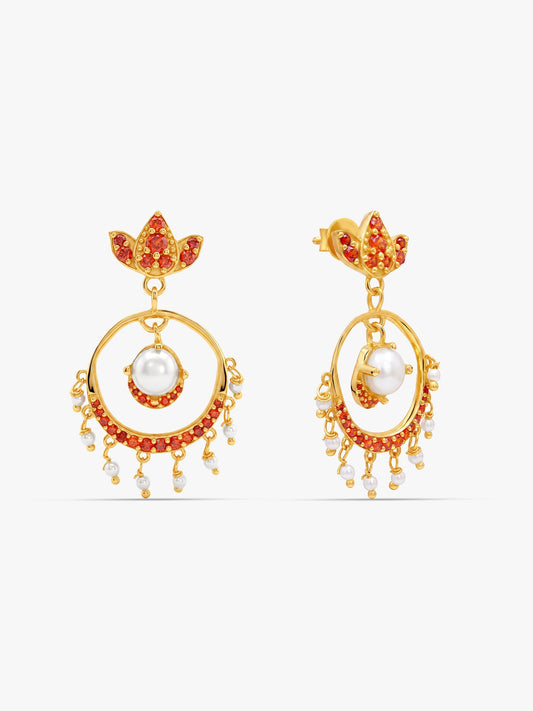 Golden Hera Chandbali Earrings